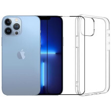 Coque silicone + verre trempé - Yuan Yuan - iPhone 13 Pro Max 6.7" - Blanc - 9H 0.26mm - Anti-rayure