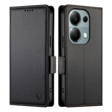 Étui portefeuille - RASENA - Redmi Note 13 Pro 4G / Poco M6 Pro 6.67" - Cuir PU - Fermeture aimantée - 3 fentes carte