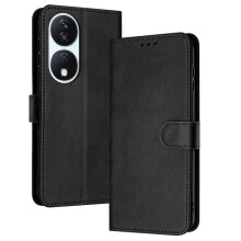 Coque portefeuille - NOBRAND - Honor 90 Smart / Honor X7b - 3 emplacements cartes - Support multi-angle - Fermeture magnétique