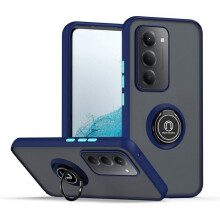 Coque - TECHTA - pour Xiaomi Redmi 15 5G/4G - Anneau Support - Antichoc - Bleu