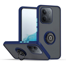 Coque - TECHTA - pour Xiaomi Redmi 15C 4G/5G/pour Poco C85 4G - Anneau Support - Antichoc - Bleu