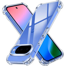 Coque - TECHTA - pour Google Pixel 10 / Pixel 10 Pro - Silicone - Coins renforcés - Protection écran - Transparent