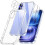 Coque TECHTA pour iPhone 16 + 2 verres trempés + 2 protections caméra - TPU Transparente 1