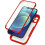 Coque intégrale - iPhone 12 - Plexiglas - Antichoc - Rouge - Rigide 1