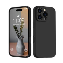 Coque pour Apple iPhone 16 Pro - housse etui silicone gel fine + film ecran - NOIR