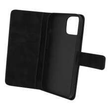 Étui iPhone 14 Plus Folio Portefeuille Support Vidéo - AVIZAR - Noir - Effet Mat Soft Touch