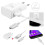 Chargeur - Samsung - Galaxy J3/J3 2017/J2 2018/J5/J5 2017 - Charge rapide - Câble Micro-USB - Blanc 2