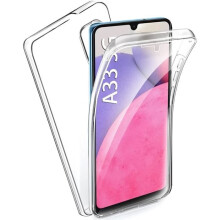 Coque - NO LOGO - Samsung Galaxy A33 5G - Transparent - TPU + PC - Protection 360 anti-choc