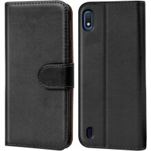 Étui portefeuille - TECHTA - pour Samsung Galaxy A10 - Fermeture Magnétique - Noir