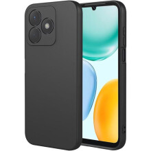 Coque pour Honor X5C Plus - Silicone Liquide - Antichoc - Anti-Rayures - Noir