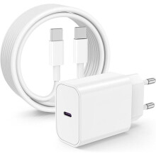 TECHTA Chargeur Rapide USB C pour iPhone 17 16 15, 2M Long Cable de Type C vers C et 20W USBC pour Apple iPhone 17/17 Pro Max/17 Air