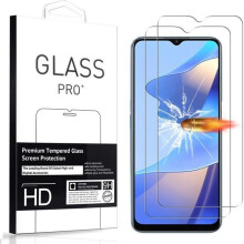 Verre trempé - APRILLY - Oppo A16 (6.52") - Anti-rayures - Haute transparence - Pack 2 pièces