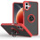 Coque - TECHTA - pour Samsung Galaxy A07 - Anneau Support - Antichoc - Rouge 1