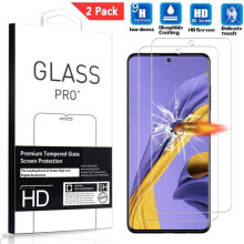 Verre trempé - APRILLY - Samsung Galaxy A51 SM-A515FN/DS (6.5") - Pack 2 - Anti-rayures & anti-chocs - Haute transparence HD