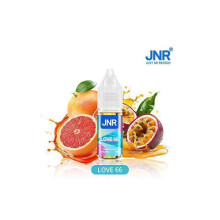 JNR - Love 66 E- liquide Lot de 2 Flacons 10 ml Saveur Agrumes Fruit de la Passion
