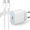 Chargeur secteur - SNAKIOX - 20W PD - USB-C + câble Lightning 1 m - Compact - Charge rapide 1