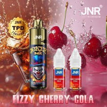 JNR - Fizzy Cherry Cola 24000 Puffs - JOKER 24K - Cola Cerise, Fresh + 2 x 10 ml Eliquide