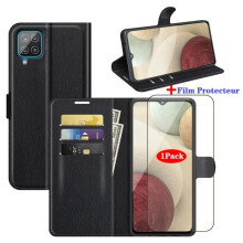 Étui à rabat - BOONGET - Samsung Galaxy A22 5G - PU cuir - Anti-choc - Fermeture aimantée