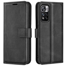 Étui portefeuille - BOONGET - Xiaomi Redmi Note 11 Pro 5G - PU cuir synthétique - Fente carte & poche monnaie - Fermeture aimantée