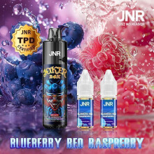 JNR - Blueberry Red Raspberry 24000 puffs - JOKER - Myrtille, Framboise + 2 Eliquide
