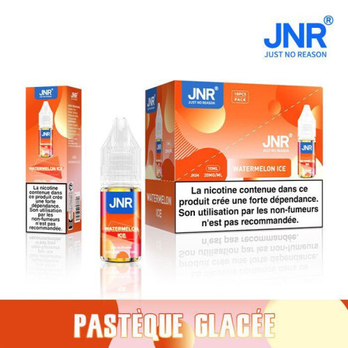 JNR - Watermelon Ice E- liquide Lot de 2 Flacons 10 ml Saveur Pastèque Givrée 1