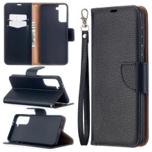 Housse portefeuille - HOOXSPEED - Samsung Galaxy S21+ (6,7") - PU cuir - Antichoc - Emplacements cartes