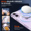 Coque - TECHTA - pour iPhone 18 / 17 - Magnétique - Antichoc - Blanc 4