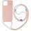 Coque - AVIZAR - iPhone 12 et 12 Pro - Semi-rigide - Lanière 80cm - Rose 1