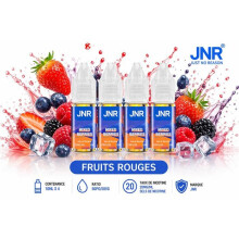 JNR Mixed Berries Lot 4 E-liquides 10ml 20mg/ml – Fruits Rouges – Sels Nicotine 50/50 Compatible Cigarette Électronique