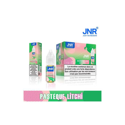 JNR - Watermelon Lychee E- liquide Lot de 2 Flacons 10 ml Saveur Pastèque Litchi 1