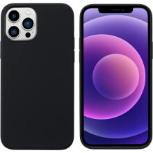 Coque iPhone - CHICHENG - iPhone 12 / 12 Pro - Silicone liquide Ultra Slim - Doublure microfibre - Antichoc