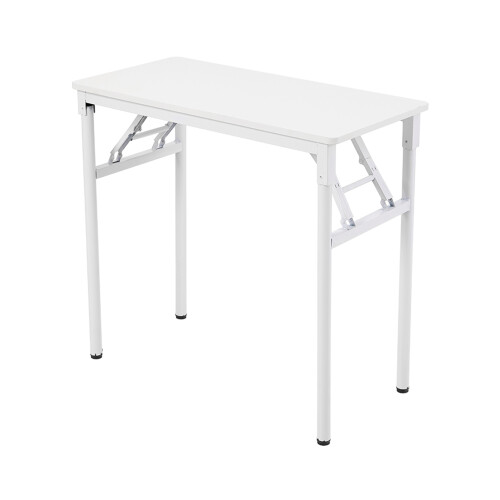 Living And Home (White, 80x40cm) Folding Office Desk Portable Writing Table 2