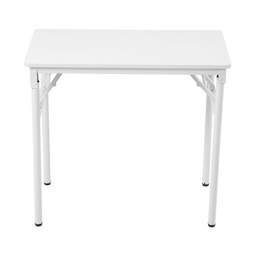 Living And Home (White, 80x40cm) Folding Office Desk Portable Writing Table 2