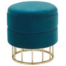Storage Pouffe ELGIN Velvet Teal