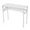 Living And Home (White, 80x40cm) 2-Tier Folding Office Desk Portable Writing Table 3