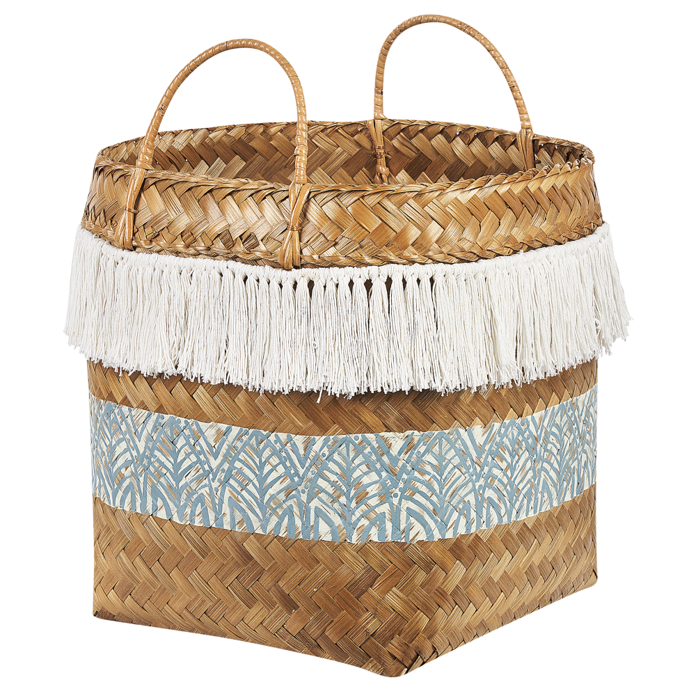 Photos - Other Decoration Beliani Basket MESUJI Bamboo Natural 