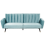 Beliani Sofa Bed 3 Seater VIMMERBY Velvet Light Blue 1
