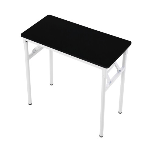 Living And Home (Black, 80x40cm) Folding Office Desk Portable Writing Table 2
