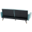 Beliani Sofa Bed 3 Seater VIMMERBY Velvet Light Blue 5