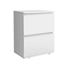 Night Stand Bedside Tables for Small Space End Table with 2 Drawers for Bedroom, Living Room