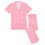 Gabriella Women's Notched Collar Polka Dot Pyjama Set 1