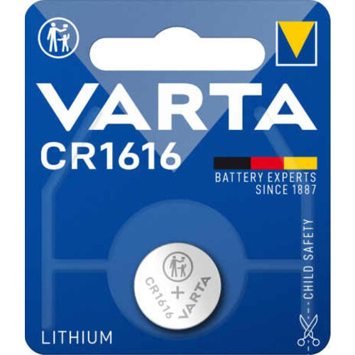 VARTA Lithium Coin knappcellebatteri CR1616