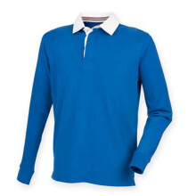 (XL, Royal Blue) Front Row Mens Premium Rugby Shirt