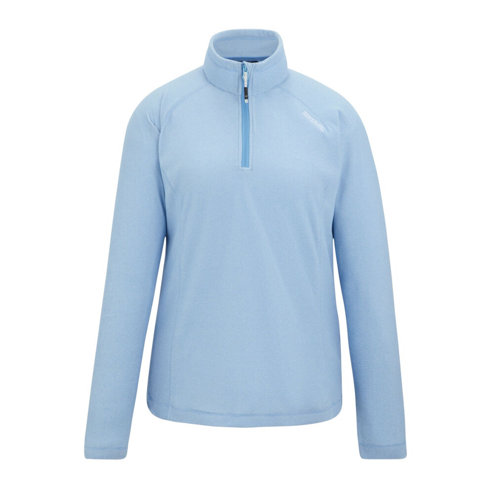 Regatta (18 Uk, Washed Denim) Great Outdoors Womens/Ladies Montes Half Zip Fleece Top