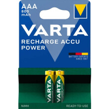 Batería VARTA Recharge Accu Power AAA 800 mAh, paquete de 2