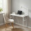 Living And Home (White, 100x40cm) Folding Office Desk Portable Writing Table 2