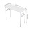 Living And Home (White, 100x40cm) Folding Office Desk Portable Writing Table 6