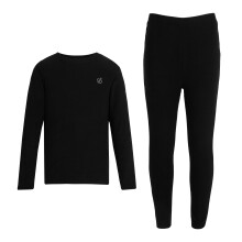 (7-8 Years, Black) Dare 2B Childrens/Kids Plain Thermal Base Layer Set
