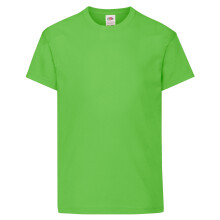 (12-13 Years, Lime Green) Fruit of the Loom Childrens/Kids Original T-Shirt