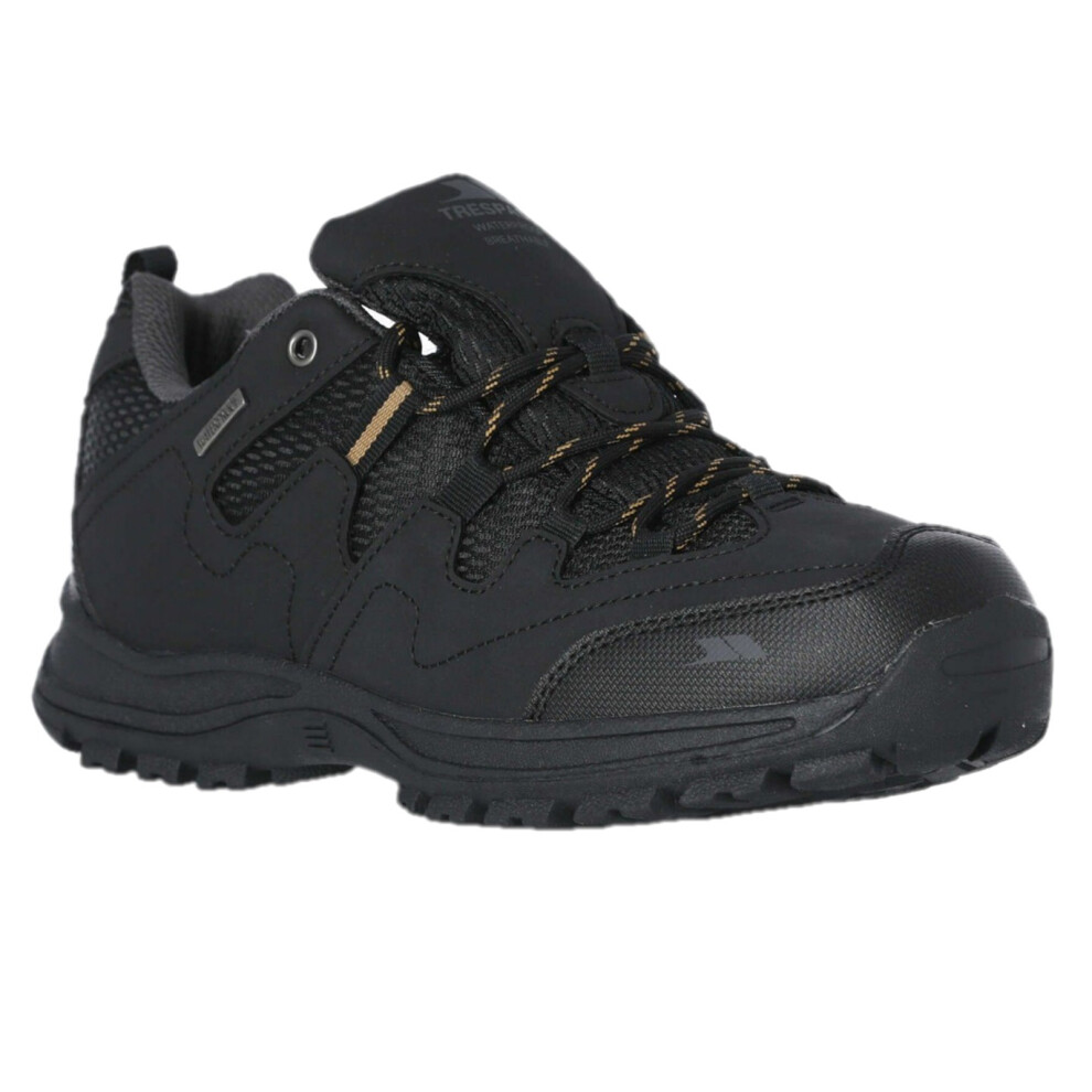 Trespass (10 Uk, Black) Mens Finley Low Cut Hiking Shoes